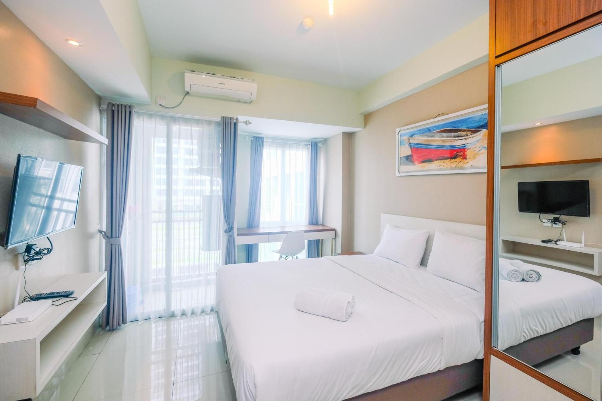 Cozy And Minimalist At Grand Dhika By Travelio *